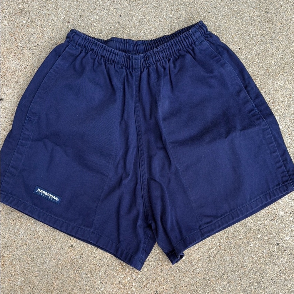 Navy Blue Barbarian Rugby Shorts